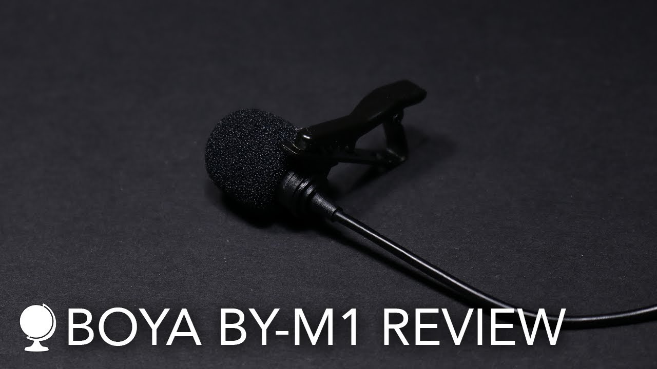 BOYA BYM1 Review/Test Budget Lavalier Microphone YouTube