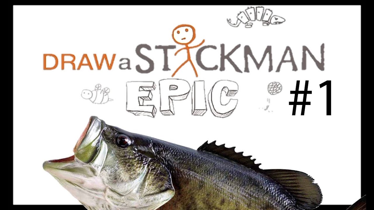 Stickman Ricky FINDING RICKY THE FISH//Draw a stick man - YouTube