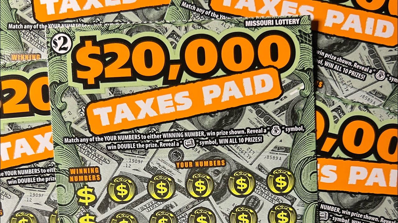 “20,000 Taxes Paid” Scratch Offs Who Pays the Taxes When I Win? scratchers scratchoffs