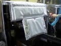 ゴムプレス機用断熱保温カバー　コンピュータ・シティー㈱