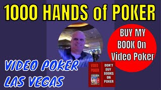 1000 hands of VIDEO POKER Las Vegas not Yelling ✅  Deuces Wild & Double Double Bonus POKER