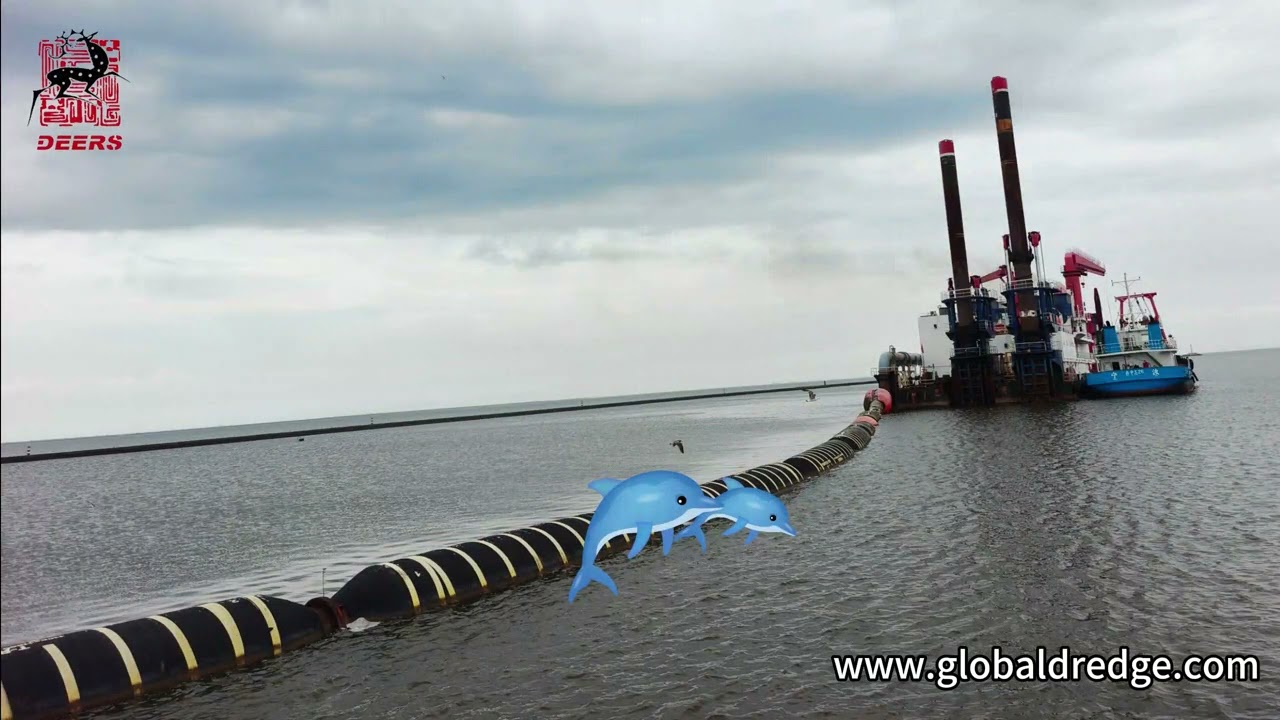 The channel dredging project in Ningbo is currently underway! 🦾