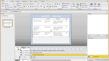 Articulate Storyline tutorial: How to edit this free interactive table template