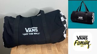 Uskyldig Cataract Problemer Vans Duffle Bag | Vans Family App Reward Unboxing/Review - YouTube