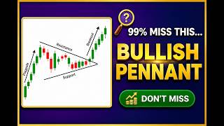 How to Trade With the Bullish Pennant Forex Chart Pattern #pennant #chartpatterns