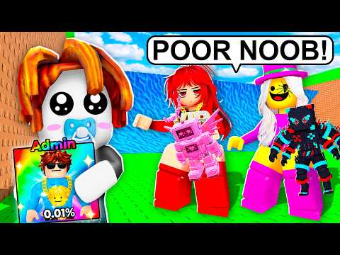 Trolling Toxic Players As a BABY With ADMIN POWERS in Escape Tsunami!