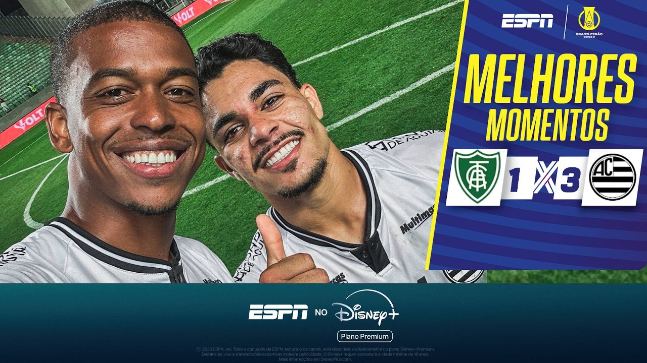EX-FLAMENGO CRAVA E DECIDE VITÓRIA DO ATHLETIC CONTRA O AMÉRICA-MG | MELHORES MOMENTOS