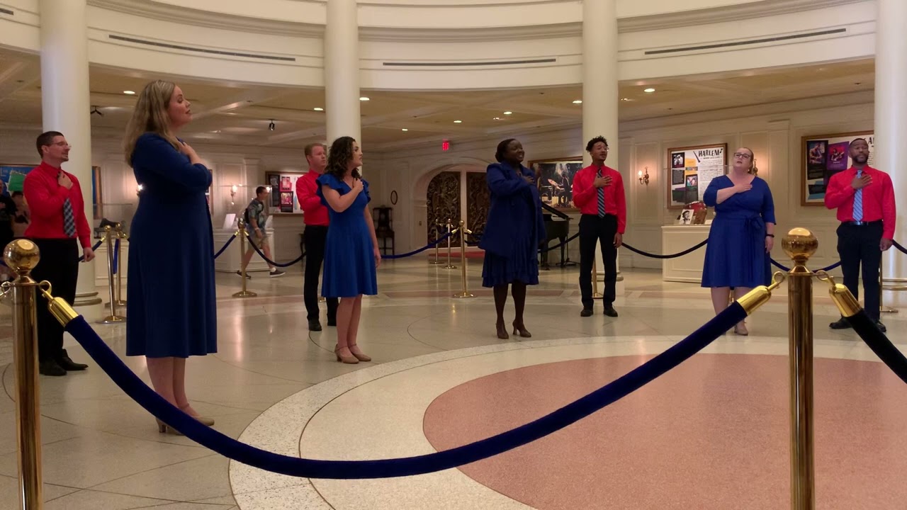 Walt Disney World EPCOT Voices of Liberty singing the National Anthem! June 11th, 2022