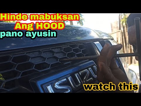 How to repair Hood release cable || Isuzu Crosswind