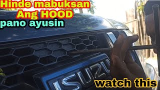 How to repair Hood release cable || Isuzu Crosswind