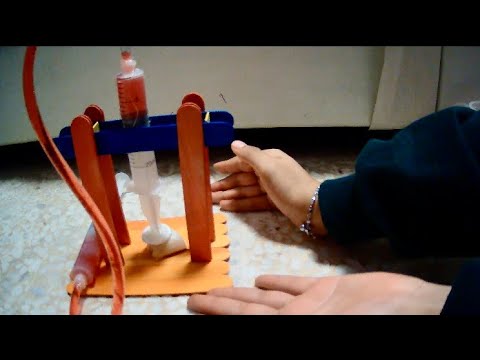 Mini Hydraulic Press Machine, DBS10012 Mini Project - YouTube