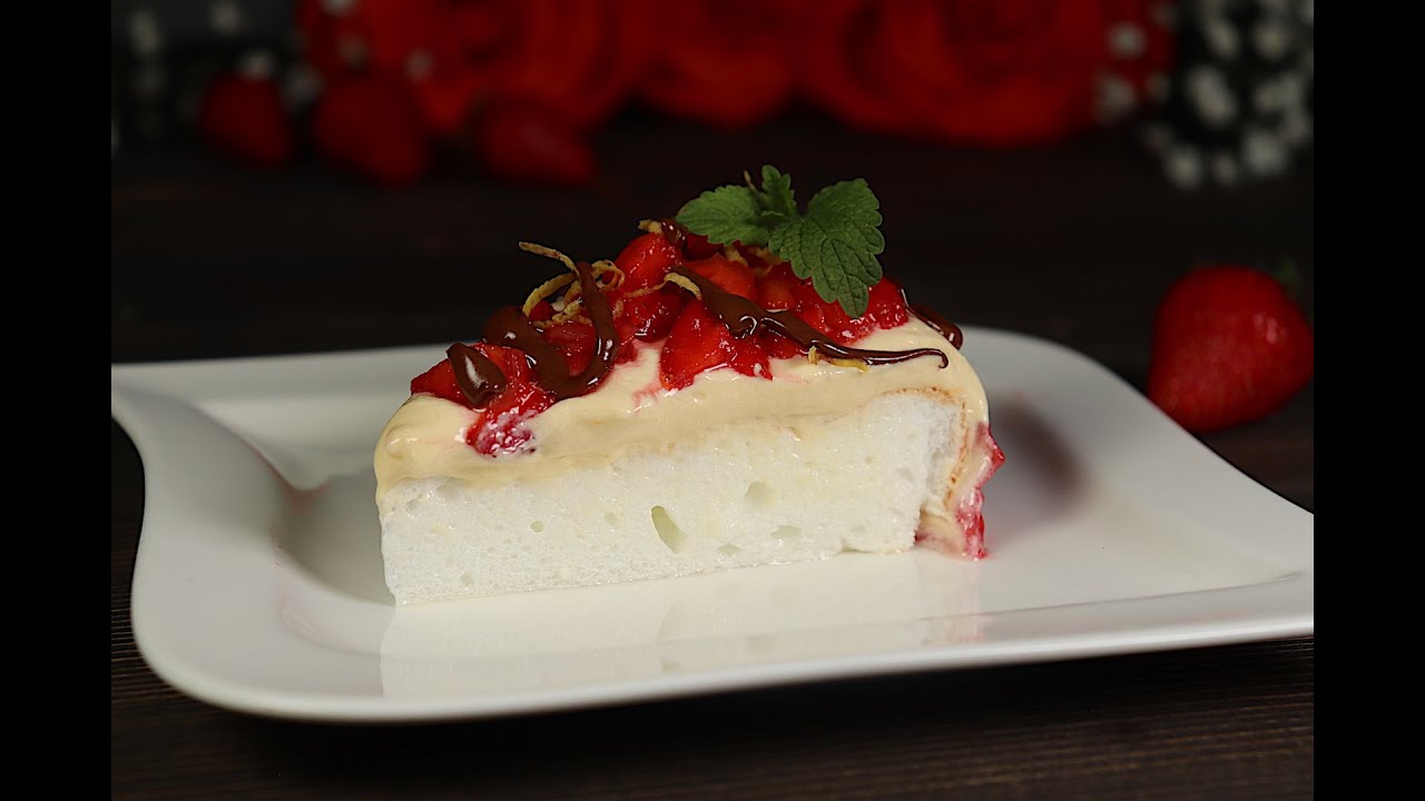 Kolač sa jagodama nježan poput pamuka- bez glutena