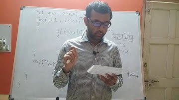 ICSE Computer Applications | JAVA Program | Maximum and Minimum of Array Elements