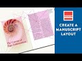 Create a Manuscript Layout