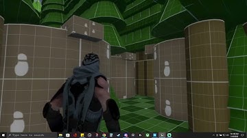 Blockmesh of an Adventure Level