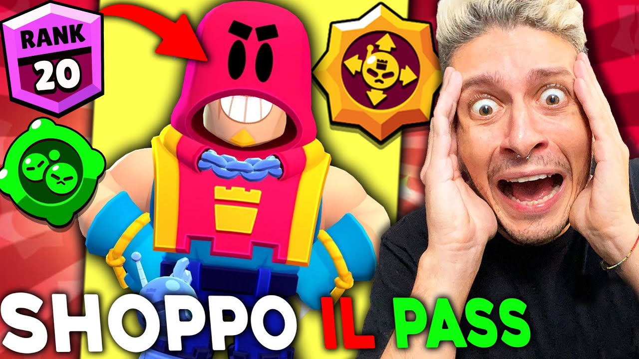 SHOPPO IL PASS E PORTO GROM AL RANK 20 SU BRAWL STARS !! - YouTube