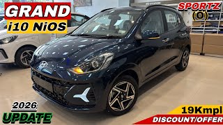 New Update Hyundai Grand i10 NiOS Sportz (O) 2026 Model ✅ i10 Nios OnRoad ₹Price Features &amp; Details 