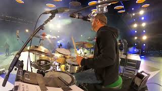 Luke Combs My Kinda Saturday Night - Jake Sommers GoPro Drum Cam Live from Notre Dame Stadium