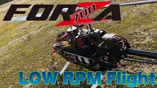 ラジコンヘリ JR Forza700 LOW RPM Flight - YouTube