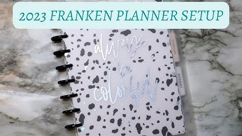 2023 Franken Planner Setup