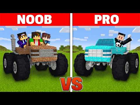 I Built a MONSTER TRUCK in Minecraft!