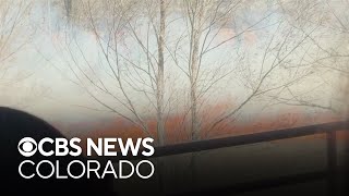 5 people suffer minor injuries in 10 acre fire in windy conditions in Thornton