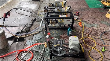 BỘ MÁY RỬA XE ÁP LỰC DÂY ĐAI HÀNG QUỐC DÂN NỒI ĐỒNG CỐI ĐÁ