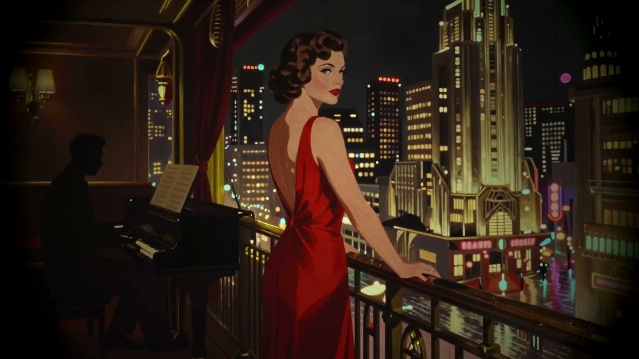 Late Night Swing Jazz (1940s) 🌙 Midnight Club Story | Vintage Bluesy Jazz, Female Vocals