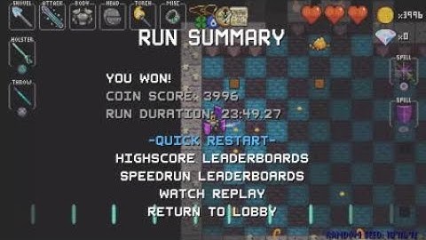 Monk All Zones (First Clear) [Crypt of the Necrodancer]