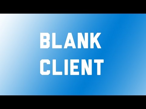 R63B - Blank Client fix