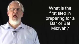 The first step of Bar Mitzvah preparation (FAQ-09)