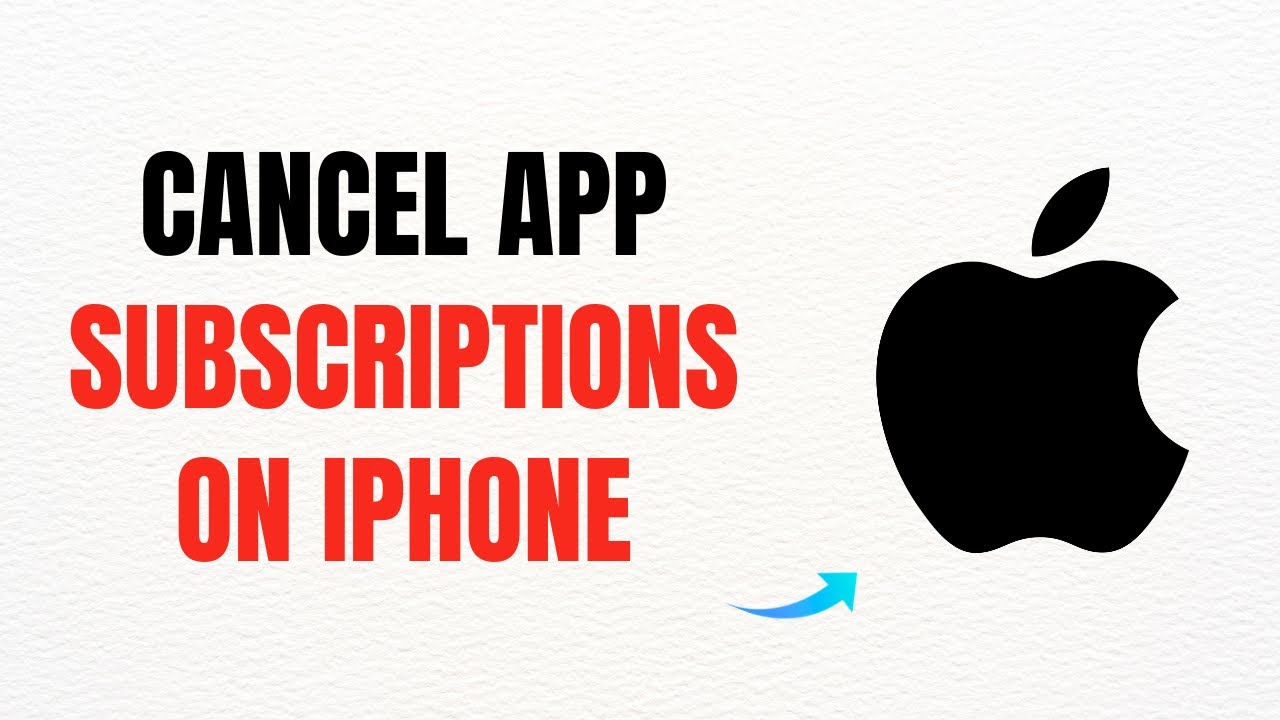 How to Cancel App Subscriptions on iPhone – Full Guide - YouTube
