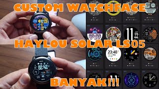Smartwatch Haylou Solar LS05 Custom Watchface | Watchface Melimpah! | Wanderer Tutorial Eps.2 screenshot 2