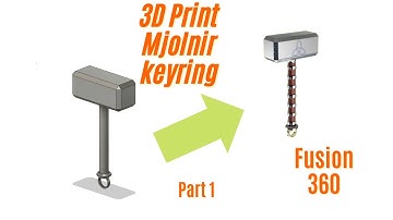 3D Print Mjolnir Design part 1