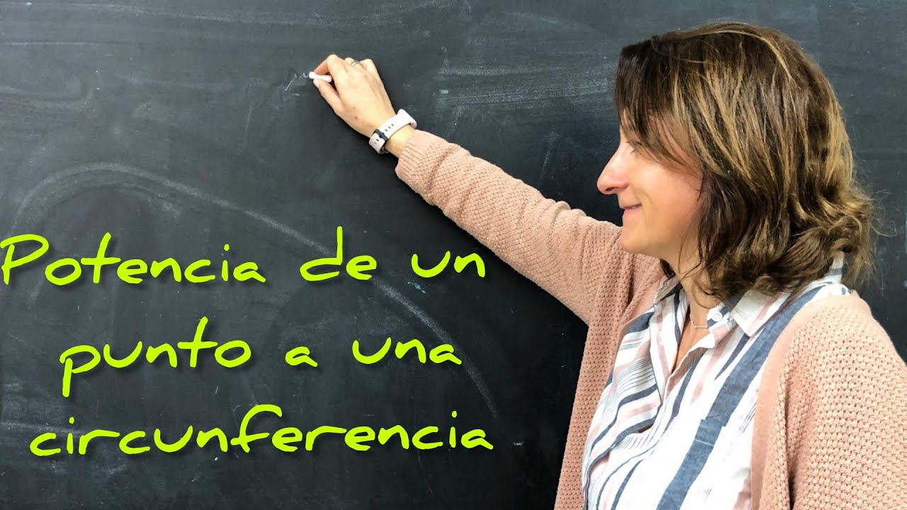 POTENCIA DE UN PUNTO A UNA CIRCUNFERENCIA @lasmatesdemila3221
