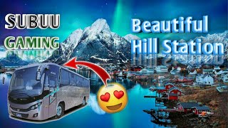 Beautiful Hill Station Fog by Bus Simulator 3D |Darknest Driving Gameplay | Subuu Gaming | Latest SG screenshot 3