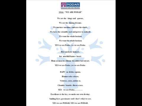 Podar School Song