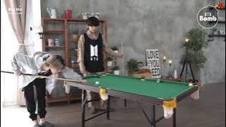 [ENG SUB/SUB INDO] - BANGTAN BOMB Jimin vs V Pool Game