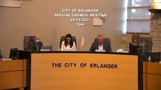 August 24th 2021 Special Council Meeting
