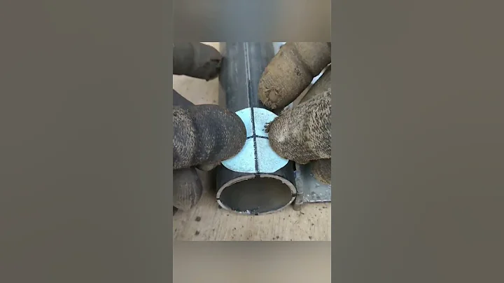 how to cut pipe to make a stair handrail