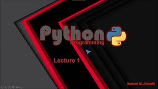 lecture 1 ( Python & Pycharm installation)