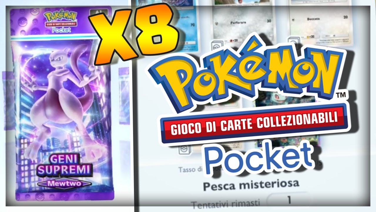 SBUSTIAMO 8x Geni Supremi Mewtwo + Pesca MISTERIOSA! | GCC Pokémon ...
