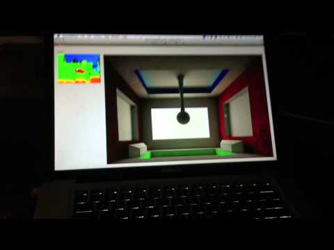 Kinect headtracking test 2