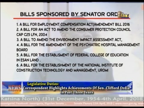 benin city to lagos flight Achievements of Senator Clifford Ordia In The Past Three years