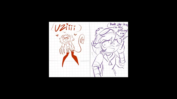 "We're just FRIEEEEEDS"A small murder drones v and uzi comic dub