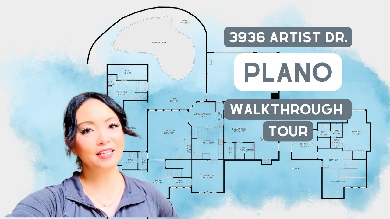 3936 Artist Dr - Majestic Home in Whiffle Tree  Plano TX Property Walkthrough Tour