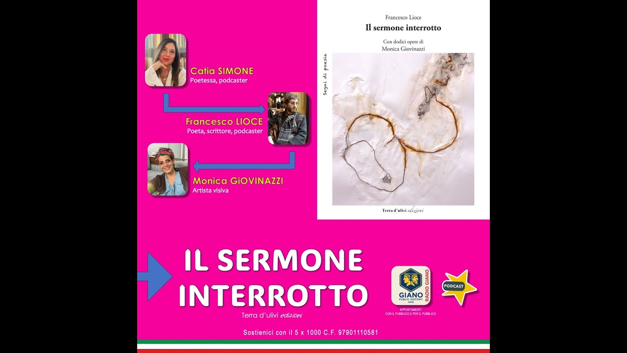 Catia Simone presenta “Vite Parallele poesia” : Il SERMONE INTERROTTO di Francesco Lioce