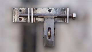 Make A Slide Bolt Latch