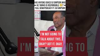 Has Anyone Asked OJ Simpson Who He Thinks Is Responsible 🤐? Full Send Podcast ft. OJ Simpson