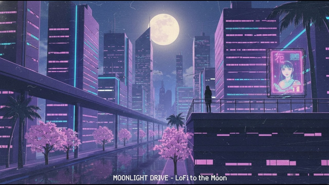 Moonlight Drive 🌙 Chill Lofi Beats for Late Night Focus & Relax